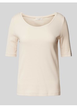 T-shirt z efektem prążkowania ze sklepu Peek&Cloppenburg  w kategorii Bluzki damskie - zdjęcie 174073675