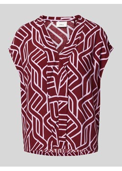 Bluzka z dekoltem w serek ze sklepu Peek&Cloppenburg  w kategorii Bluzki damskie - zdjęcie 174073807