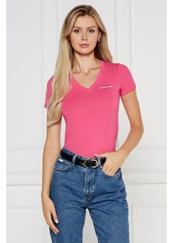 Guess Jeans T-shirt AMERICA | Slim Fit ze sklepu Gomez Fashion Store w kategorii Bluzki damskie - zdjęcie 174075627