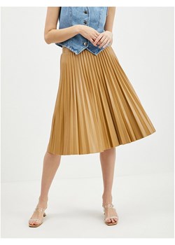 orsay Spódnica plisowana w kolorze karmelowym ze sklepu Limango Polska w kategorii Spódnice - zdjęcie 174075997