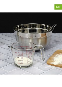 COOK CONCEPT Miski (3 szt.) w kolorze srebrnym ze sklepu Limango Polska w kategorii Akcesoria kuchenne - zdjęcie 174076476