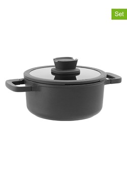 BergHOFF 2-częściowy zestaw kolorze antracytowym - Ø 20 cm ze sklepu Limango Polska w kategorii Garnki - zdjęcie 174076875