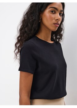 Mohito - Dzianinowa bluzka - czarny ze sklepu Mohito w kategorii Bluzki damskie - zdjęcie 174077167