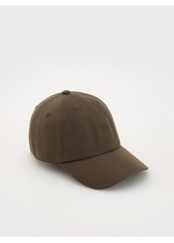 Reserved - Gładka czapka z daszkiem - zielony ze sklepu Reserved w kategorii Czapki z daszkiem męskie - zdjęcie 174077357