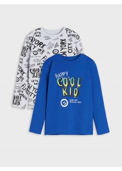 Sinsay - Koszulka z długimi rękawami - szary ze sklepu Sinsay w kategorii T-shirty chłopięce - zdjęcie 174078608