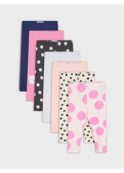Sinsay - Legginsy 7 pack - kremowy ze sklepu Sinsay w kategorii Spodnie i półśpiochy - zdjęcie 174078846