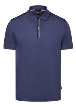 BOSS Męska koszulka polo - C-Polston 36 Mężczyźni Bawełna indygo jednolity ze sklepu vangraaf w kategorii T-shirty męskie - zdjęcie 174081156