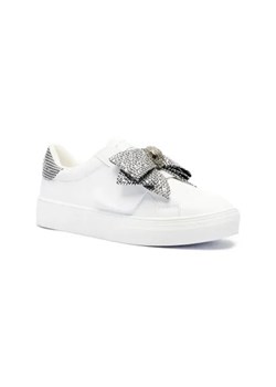 Kurt Geiger Skórzane sneakersy MINI LANEY BOW ze sklepu Gomez Fashion Store w kategorii Buty sportowe dziecięce - zdjęcie 174083946