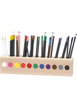 little nice things Organizer w kolorze brązowym na kredki - 40 x 10 x 7 cm ze sklepu Limango Polska w kategorii Akcesoria biurowe - zdjęcie 174084207