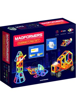 MAGFORMERS 54-częściowy zestaw magnetyczny &quot;Dynamic Flash Set&quot; - 3+ ze sklepu Limango Polska w kategorii Zabawki - zdjęcie 174084286