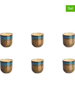 Björn Kubki (6 szt.) "Island" w kolorze oliwkowo-niebieskim - 150 ml ze sklepu Limango Polska w kategorii Kubki - zdjęcie 174084796