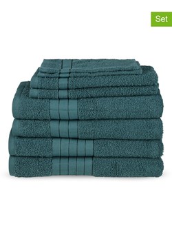 Good Morning 8-częściowy zestaw ręczników w kolorze zielonym ze sklepu Limango Polska w kategorii Ręczniki - zdjęcie 174085285