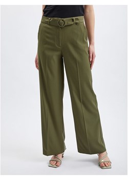 orsay Spodnie w kolorze khaki ze sklepu Limango Polska w kategorii Spodnie damskie - zdjęcie 174085367