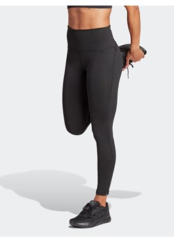 adidas Legginsy &quot;Adizero&quot; w kolorze czarnym do biegania ze sklepu Limango Polska w kategorii Spodnie damskie - zdjęcie 174085449