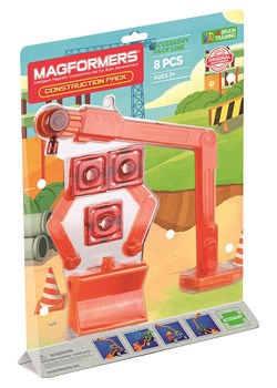 MAGFORMERS 8-częściowy zestaw akcesoriów &quot;Construction Pack&quot; - 3+ ze sklepu Limango Polska w kategorii Zabawki - zdjęcie 174085629