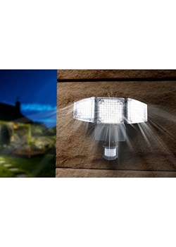 lumisky Lampa solarna LED "Blackburn" w kolorze czarnym - 31 x 23 cm ze sklepu Limango Polska w kategorii Oświetlenie - zdjęcie 174086468
