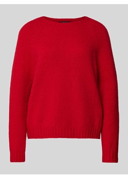 Sweter z dzianiny z okrągłym dekoltem model ‘GHIACCI’ ze sklepu Peek&Cloppenburg  w kategorii Swetry damskie - zdjęcie 174088106