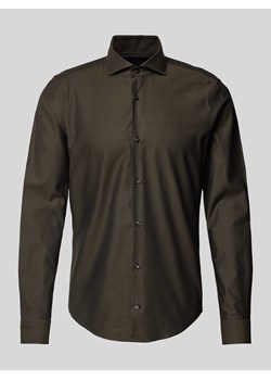 Koszula biznesowa o kroju slim fit z kołnierzykiem typu kent ze sklepu Peek&Cloppenburg  w kategorii Koszule męskie - zdjęcie 174088126