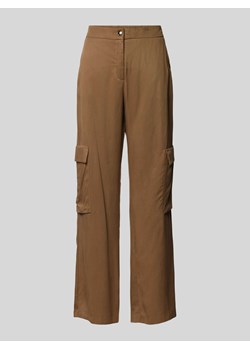 Spodnie cargo z elastycznym pasem model ‘CHIARA’ ze sklepu Peek&Cloppenburg  w kategorii Spodnie damskie - zdjęcie 174088205