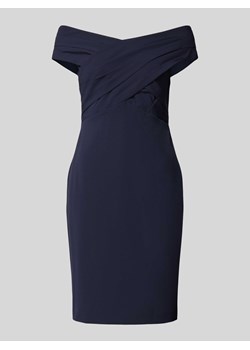 Sukienka koktajlowa o długości do kolan w stylu kopertowym ze sklepu Peek&Cloppenburg  w kategorii Sukienki - zdjęcie 174088295