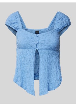 Top z fakturowanym wzorem ze sklepu Peek&Cloppenburg  w kategorii Bluzki damskie - zdjęcie 174088389