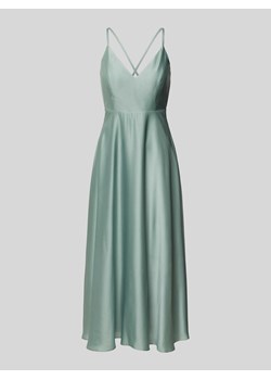 Sukienka koktajlowa o długości do kolan z dekoltem w serek ze sklepu Peek&Cloppenburg  w kategorii Sukienki - zdjęcie 174088605