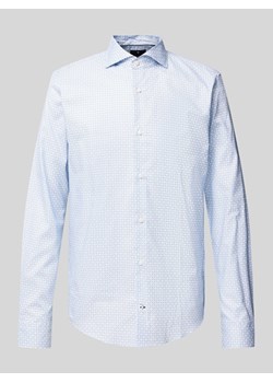 Koszula biznesowa o kroju slim fit z kołnierzykiem typu cutaway ze sklepu Peek&Cloppenburg  w kategorii Koszule męskie - zdjęcie 174088608