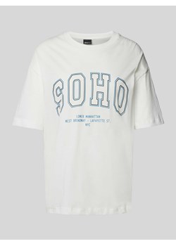 T-shirt z nadrukiem ze sloganem ze sklepu Peek&Cloppenburg  w kategorii Bluzki damskie - zdjęcie 174088718