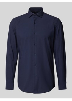 Koszula biznesowa o kroju slim fit z kołnierzykiem typu cutaway model ‘Hank’ ze sklepu Peek&Cloppenburg  w kategorii Koszule męskie - zdjęcie 174092697