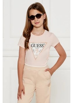 Guess T-shirt | Regular Fit ze sklepu Gomez Fashion Store w kategorii Bluzki dziewczęce - zdjęcie 174092766