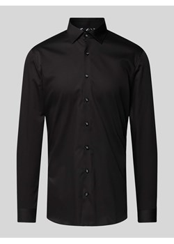 Koszula biznesowa o kroju Super Slim Fit z kołnierzykiem typu kent ze sklepu Peek&Cloppenburg  w kategorii Koszule męskie - zdjęcie 174094119