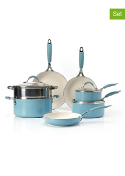Brandt 10-częściowy zestaw w kolorze błękitnym ze sklepu Limango Polska w kategorii Garnki - zdjęcie 174094727