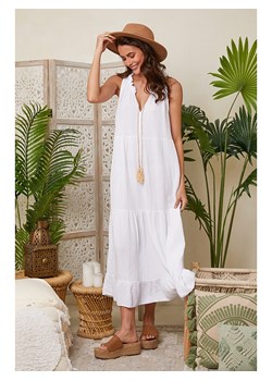Lin Passion Sukienka w kolorze białym ze sklepu Limango Polska w kategorii Sukienki - zdjęcie 174095078