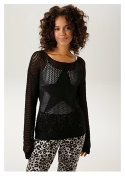 Aniston Sweter w kolorze czarnym ze sklepu Limango Polska w kategorii Swetry damskie - zdjęcie 174095149