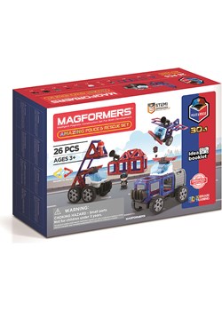 MAGFORMERS 26-częściowy zestaw magnetyczny &quot;Police &amp; Rescue&quot; - 3+ ze sklepu Limango Polska w kategorii Zabawki - zdjęcie 174095488