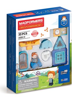 MAGFORMERS 33-częściowy zestaw magnetyczny &quot;Max&apos;s Playground&quot; - 3+ ze sklepu Limango Polska w kategorii Zabawki - zdjęcie 174095489