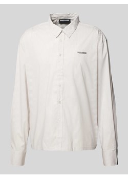 Koszula casualowa o kroju oversized z nadrukiem z logo model ‘MARO’ ze sklepu Peek&Cloppenburg  w kategorii Koszule męskie - zdjęcie 174096765