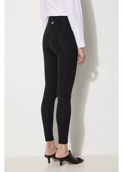 New Balance legginsy WP41501BK damskie kolor czarny gładkie ze sklepu PRM w kategorii Spodnie damskie - zdjęcie 174098266