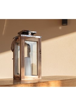 lumisky Lampa solarna LED "Oaky" w kolorze srebrno-beżowym - 12,5 x 27,5 x 12,5 cm - id: 9425686 - marki Lumisky - 174100376 lumisky Lampa solarna LED "Oaky" w kolorze srebrno-beżowym - 12,5 x 27,5 x 12,5 cm ze sklepu Limango Polska w kategorii Oświetlenie ogrodowe - zdjęcie 174100376