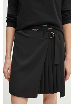 Liu Jo spódnica kolor czarny mini rozkloszowana TF4008 T3977 ze sklepu ANSWEAR.com w kategorii Spódnice - zdjęcie 174101357