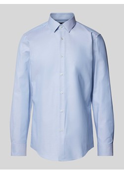 Koszula biznesowa o kroju slim fit z kołnierzykiem typu kent model ‘Hank’ ze sklepu Peek&Cloppenburg  w kategorii Koszule męskie - zdjęcie 174101887