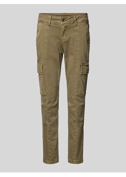 Spodnie cargo o skróconym kroju slim fit ze sklepu Peek&Cloppenburg  w kategorii Spodnie damskie - zdjęcie 174101906