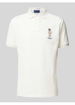 Koszulka polo z wyhaftowanym logo ze sklepu Peek&Cloppenburg  w kategorii T-shirty męskie - zdjęcie 174101989