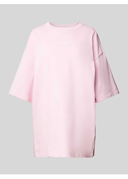 T-shirt o kroju oversized z wyhaftowanym logo ze sklepu Peek&Cloppenburg  w kategorii Bluzki damskie - zdjęcie 174102069