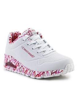 Buty Skechers Uno-Loving Love 155506-WRPK białe ze sklepu ButyModne.pl w kategorii Buty sportowe damskie - zdjęcie 174102105