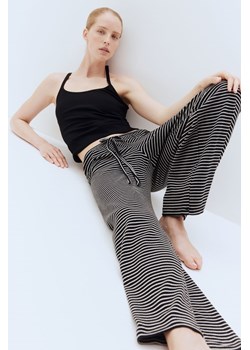 H & M - Szerokie spodnie dżersejowe - Czarny ze sklepu H&M w kategorii Spodnie damskie - zdjęcie 174102368