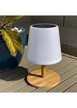 lumisky Lampa solarna LED "Standy" w kolorze jasnobrązowo-białym - wys. 25 cm - id: 14277271 - marki Lumisky - 174102607 lumisky Lampa solarna LED "Standy" w kolorze jasnobrązowo-białym - wys. 25 cm ze sklepu Limango Polska w kategorii Oświetlenie ogrodowe - zdjęcie 174102607