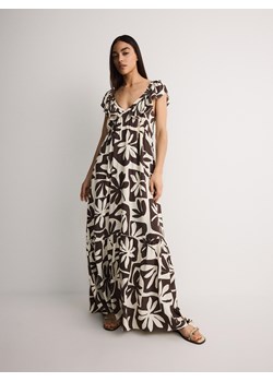 Reserved - Sukienka maxi z falbanami - wielobarwny ze sklepu Reserved w kategorii Sukienki - zdjęcie 174104336
