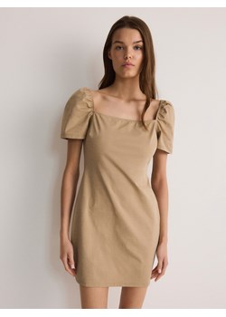 Reserved - Sukienka mini - beżowy ze sklepu Reserved w kategorii Sukienki - zdjęcie 174104678