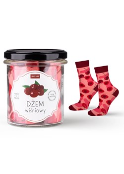 Skarpetki damskie SOXO dżem wiśniowy w słoiku ze sklepu Sklep SOXO w kategorii Skarpetki damskie - zdjęcie 174105927